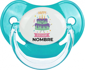 Pastel de cumpleaños - Nombre: Chupete Fisiológica personnalisée