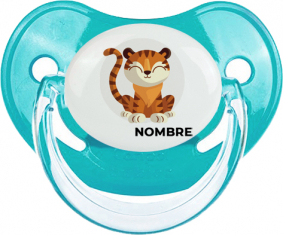 Tiger style 1 - nombre: Chupete fisiológica personnalisée