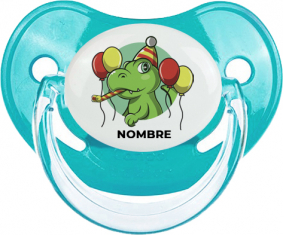 Cumpleaños de Croco - nombre: Chupete fisiológica personnalisée