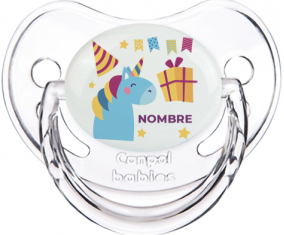 Chupete Unicorn Birthday - Nombre del Chupete fisiológico