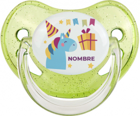 Chupete Unicorn Birthday - Nombre del Chupete fisiológico