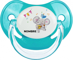 Fiesta de elefantes - nombre: Chupete Physiological personnalisée