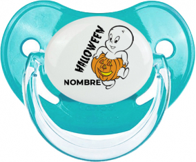 Halloween casper + nombre : Chupete Fisiológico personnalisée