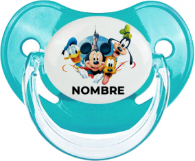 Disney Mickey Donald más bien y bingo diseño 1 con nombre: Chupete Fisiológico