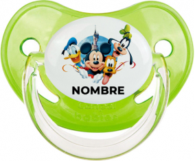 Disney Mickey Donald más bien y bingo diseño 1 con nombre: Chupete Fisiológico