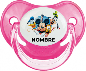 Disney Mickey Donald más bien y bingo diseño 1 con nombre: Chupete Fisiológico