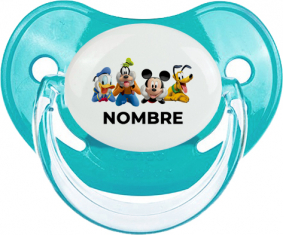 Disney Mickey Donald Rather y Bingo diseño 2 con nombre: Chupete Fisiológica personnalisée