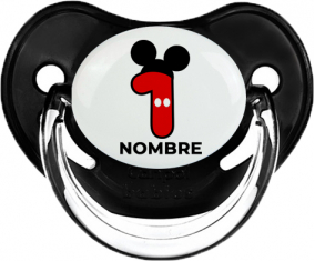 Disney Mickey Número 1 con nombre: Chupete Fisiológica