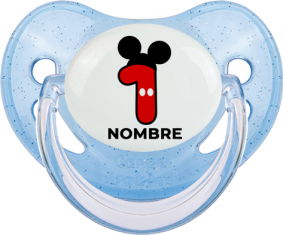 Disney Mickey Número 1 con nombre: Chupete Fisiológica