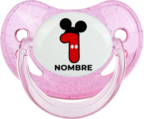 Disney Mickey Número 1 con nombre: Chupete Fisiológica