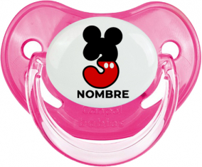 Disney Mickey Número 3 con nombre: Chupete Fisiológica
