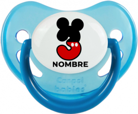 Disney Mickey Número 3 con nombre: Chupete Fisiológica