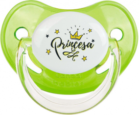 Amarillo Corona Estrella Princesa Diseño-1: Chupete Fisiológica