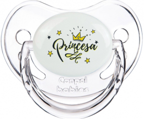 Amarillo Corona Estrella Princesa Diseño-1: Chupete Fisiológica