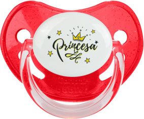 Amarillo Corona Estrella Princesa Diseño-1: Chupete Fisiológica