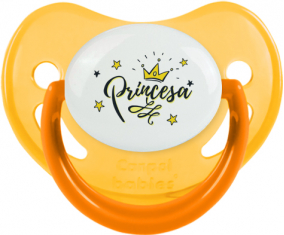 Amarillo Corona Estrella Princesa Diseño-1: Chupete Fisiológica