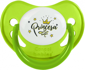 Amarillo Corona Estrella Princesa Diseño-1: Chupete Fisiológica