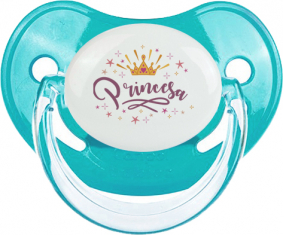 Amarillo Corona Estrella Princesa Diseño-2: Chupete Fisiológica personnalisée