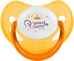 Amarillo Corona Estrella Princesa Diseño-2: Chupete Fisiológica