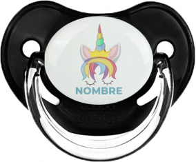 Diseño de unicornio-1 con nombre: Chupete fisiológica