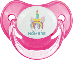 Diseño de unicornio-1 con nombre: Chupete fisiológica