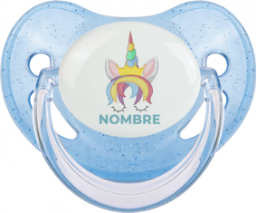 Diseño de unicornio-1 con nombre: Chupete fisiológica