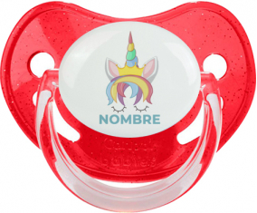 Diseño de unicornio-1 con nombre: Chupete fisiológica