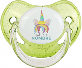Diseño de unicornio-1 con nombre: Chupete fisiológica