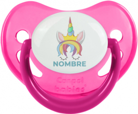 Diseño de unicornio-1 con nombre: Chupete fisiológica