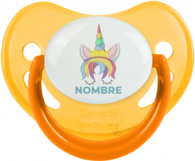 Diseño de unicornio-1 con nombre: Chupete fisiológica