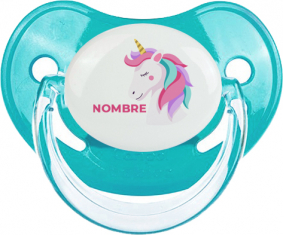 Diseño de unicornio-2 con nombre: Chupete fisiológica