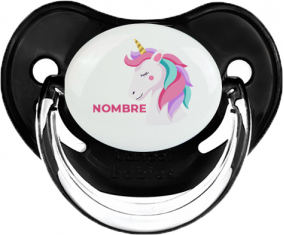 Diseño de unicornio-2 con nombre: Chupete fisiológica