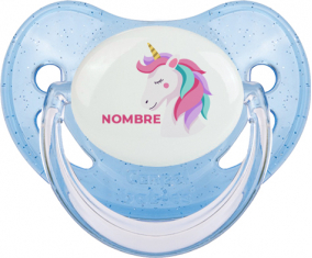 Diseño de unicornio-2 con nombre: Chupete fisiológica