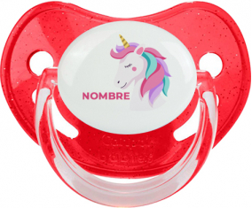 Diseño de unicornio-2 con nombre: Chupete fisiológica