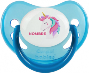 Diseño de unicornio-2 con nombre: Chupete fisiológica