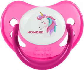 Diseño de unicornio-2 con nombre: Chupete fisiológica