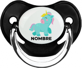 Diseño de unicornio-3 con nombre: Chupete fisiológica