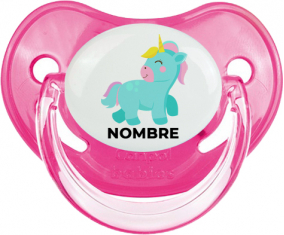 Diseño de unicornio-3 con nombre: Chupete fisiológica