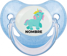 Diseño de unicornio-3 con nombre: Chupete fisiológica