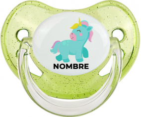 Diseño de unicornio-3 con nombre: Chupete fisiológica