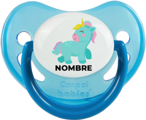 Diseño de unicornio-3 con nombre: Chupete fisiológica