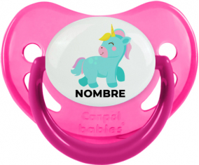 Diseño de unicornio-3 con nombre: Chupete fisiológica