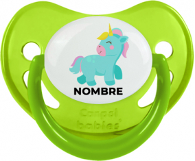 Diseño de unicornio-3 con nombre: Chupete fisiológica