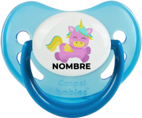 Diseño de unicornio-4 con nombre: Chupete fisiológica