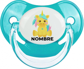 Diseño de unicornio-5 con nombre: Chupete fisiológica