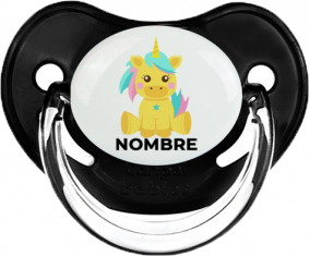 Diseño de unicornio-5 con nombre: Chupete fisiológica