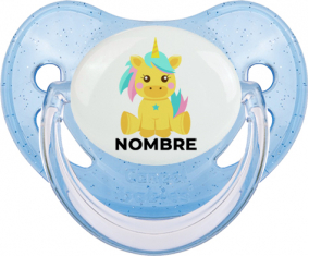 Diseño de unicornio-5 con nombre: Chupete fisiológica