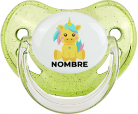 Diseño de unicornio-5 con nombre: Chupete fisiológica