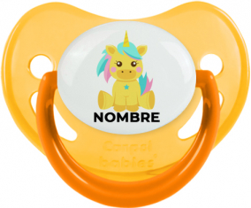 Diseño de unicornio-5 con nombre: Chupete fisiológica