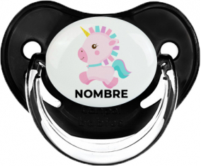 Diseño de unicornio-6 con nombre: Chupete fisiológica